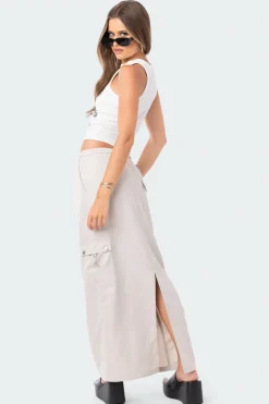 Demi Cargo Maxi Skirt