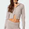 Desiree Knitted Hooded Cardigan