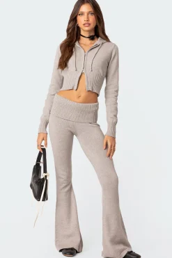 Desiree Knitted Hooded Cardigan