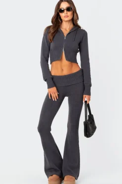 Desiree Knitted Hooded Cardigan