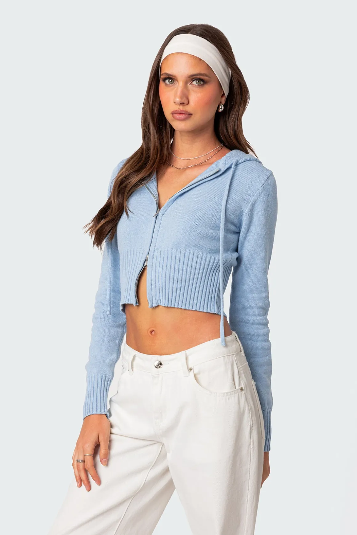Desiree Knitted Hooded Cardigan