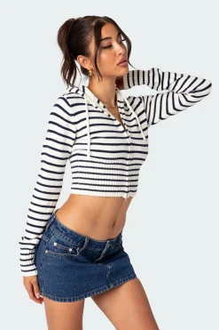 Desiree Knitted Hooded Cardigan