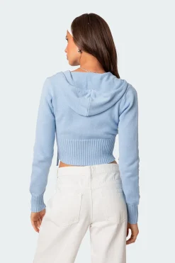 Desiree Knitted Hooded Cardigan