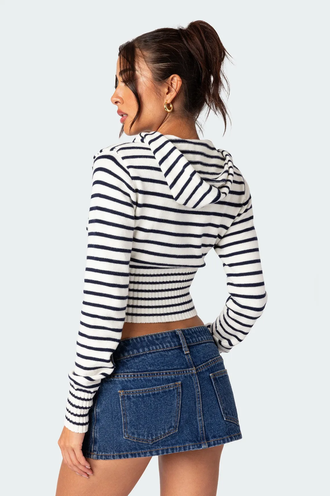 Desiree Knitted Hooded Cardigan