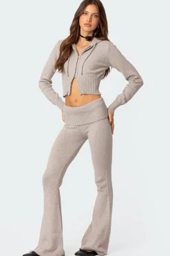 Desiree Knitted Hooded Cardigan
