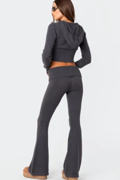 Desiree Knitted Hooded Cardigan