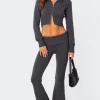 Desiree Knitted Low Rise Fold Over Pants