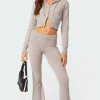 Desiree Knitted Low Rise Fold Over Pants