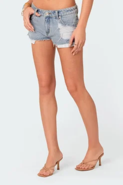 Devin Low Rise Micro Denim Shorts