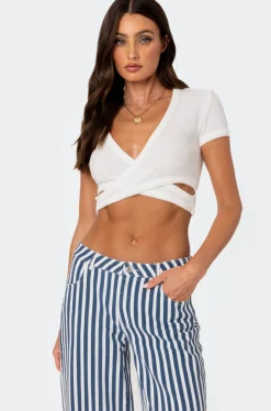 Dez Crisscross Waffle Top