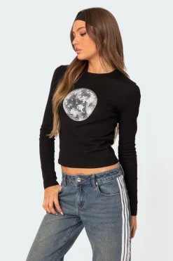Disco Girl Long Sleeve T Shirt
