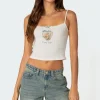 Divine Hearts Pointelle Tank Top