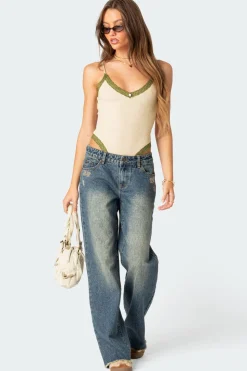 Doll House Low Rise Washed Jeans