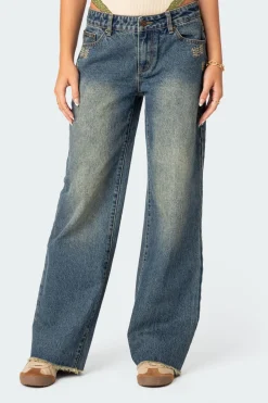 Doll House Low Rise Washed Jeans