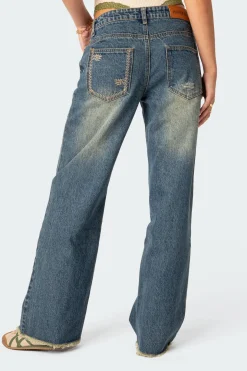 Doll House Low Rise Washed Jeans