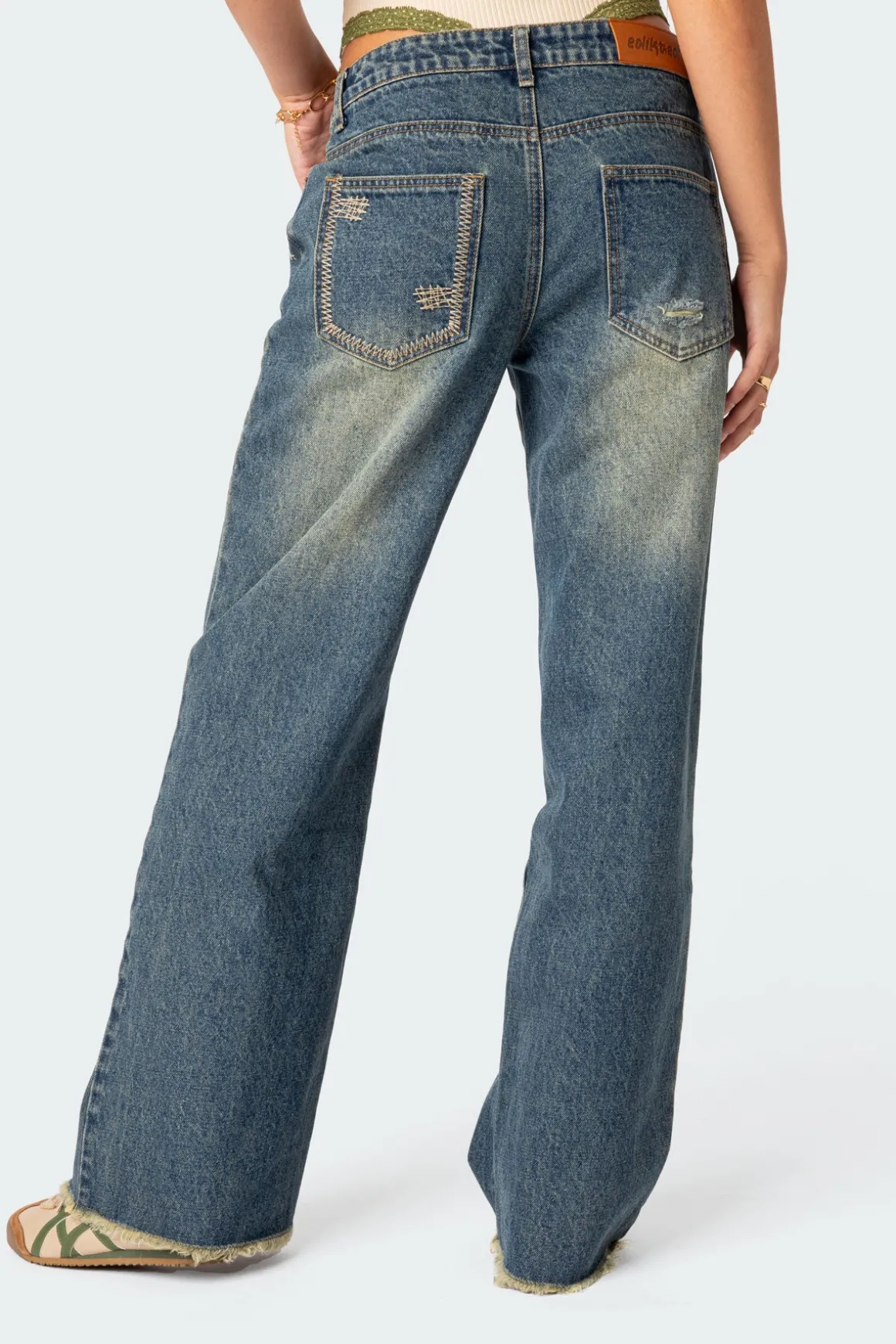 Doll House Low Rise Washed Jeans
