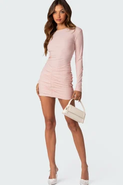 Dollie Ruched Mini Dress