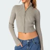 Double Zip Up Cardigan