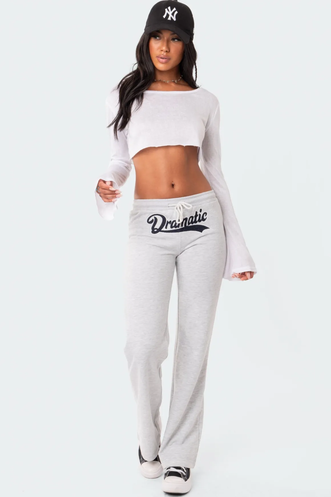 Dramatic Low-Rise Sweatpants