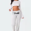 Dramatic Low-Rise Sweatpants