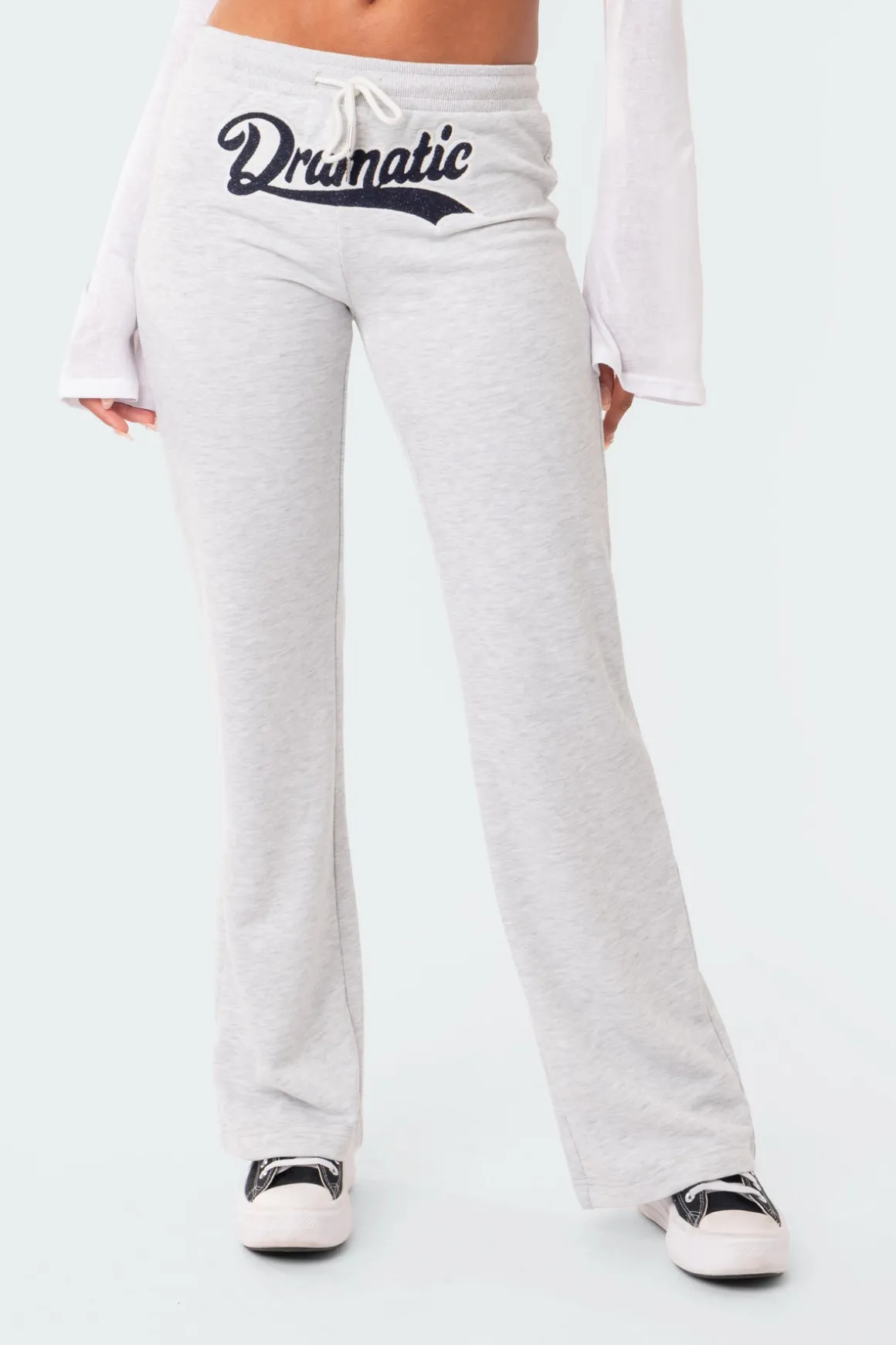 Dramatic Low-Rise Sweatpants