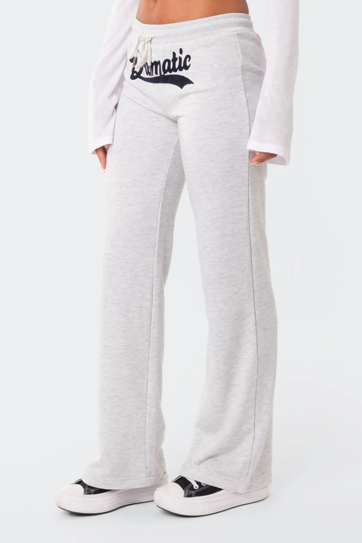 Dramatic Low-Rise Sweatpants