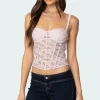 Drew Sheer Lace Cupped Corset