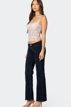 Drew Sheer Lace Cupped Corset