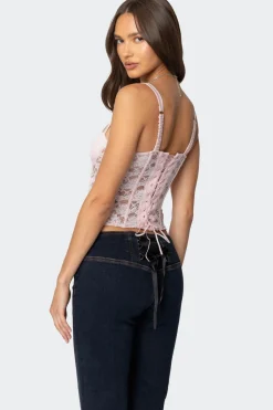 Drew Sheer Lace Cupped Corset