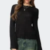 Drop Shoulder Light Knit Sweater