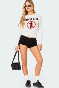 Dump Him Long Sleeve T Shirt