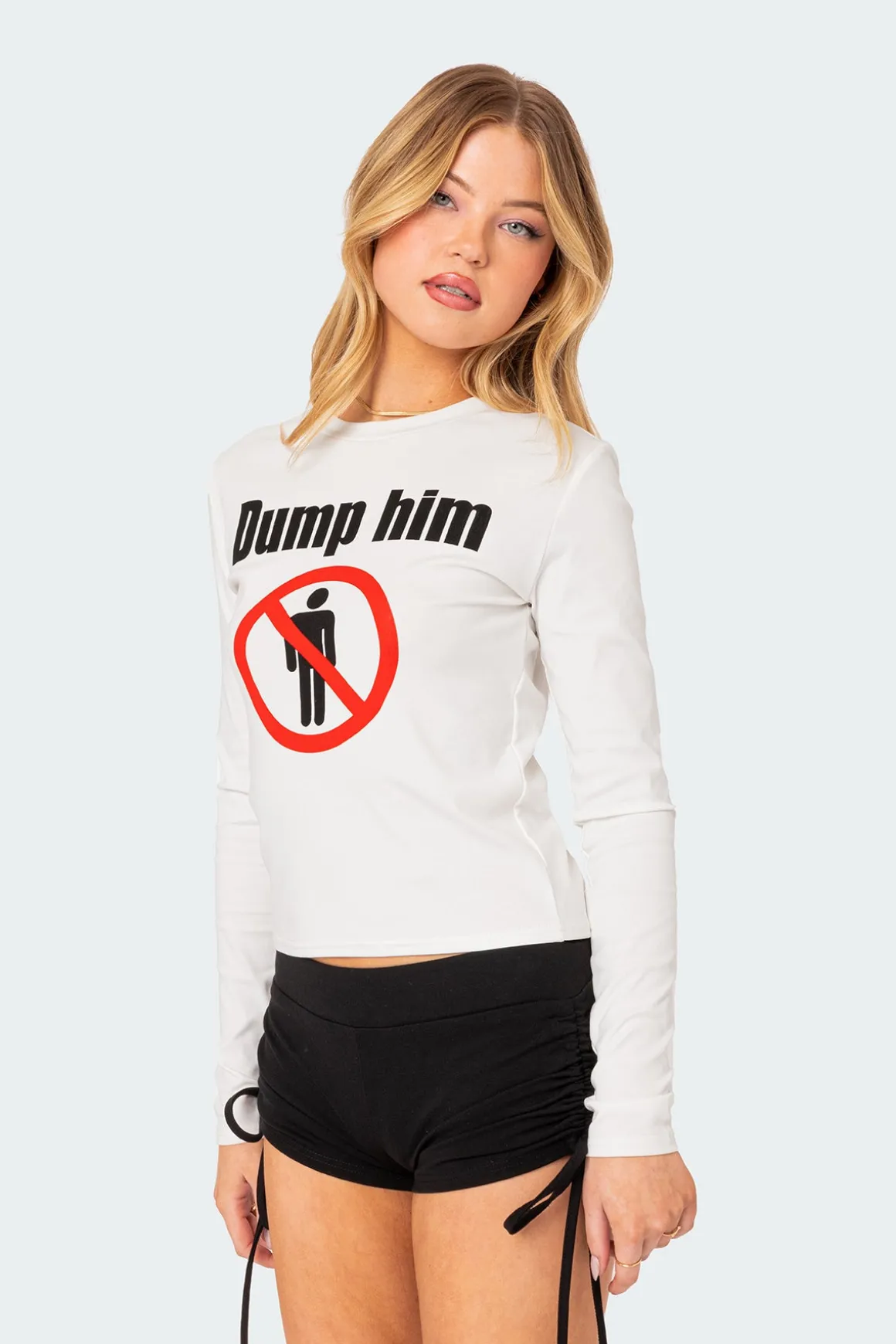 Dump Him Long Sleeve T Shirt