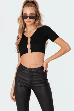Ed Diamonte Knitted Top