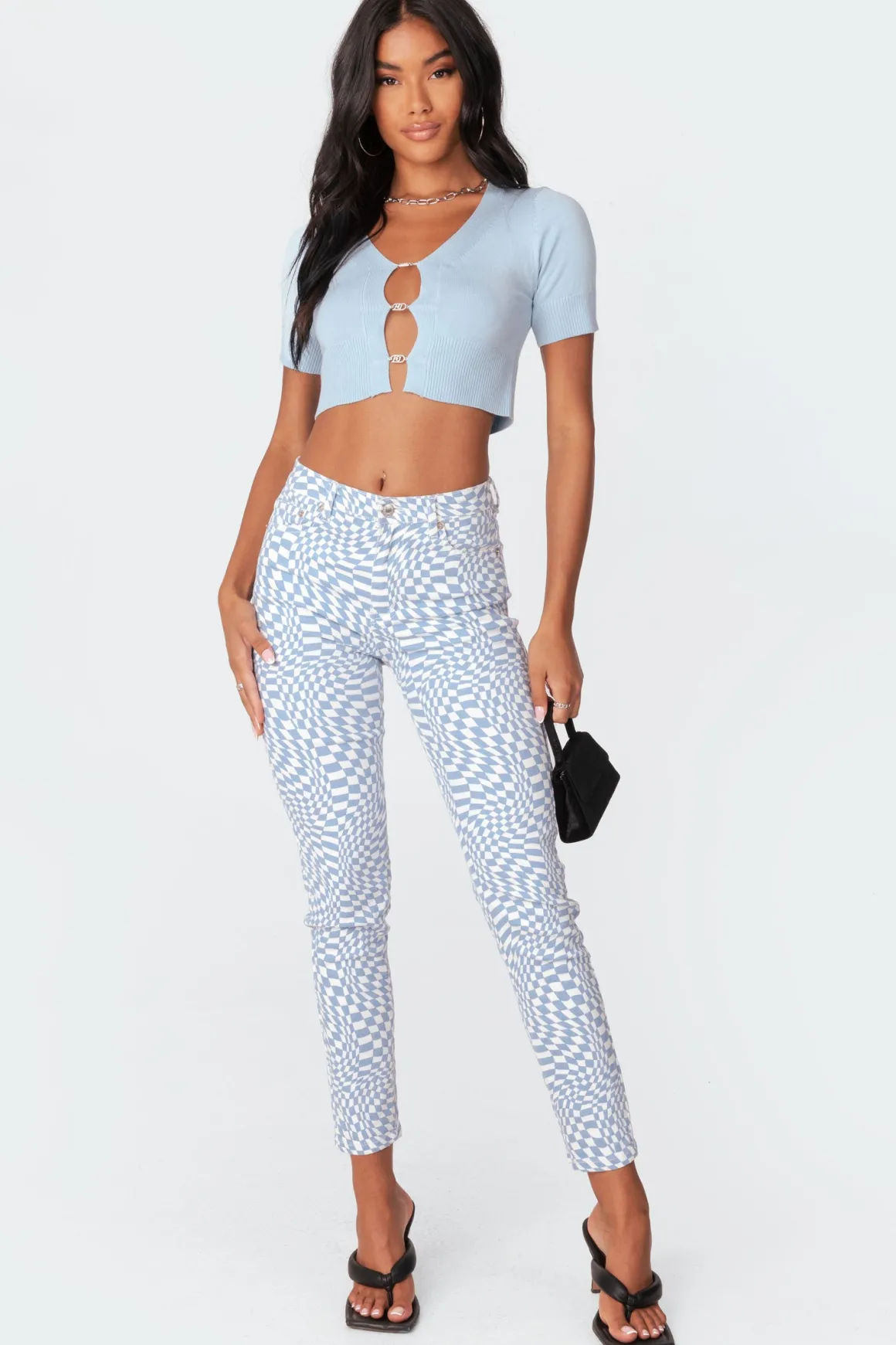 Ed Diamonte Knitted Top