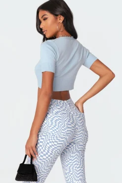 Ed Diamonte Knitted Top