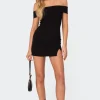 Effie Fold Over Mini Dress