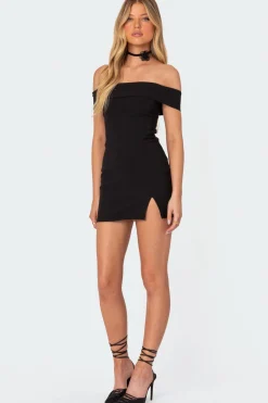 Effie Fold Over Mini Dress