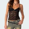 Eira Sheer Lace Tank Top