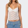 Eira Sheer Lace Tank Top