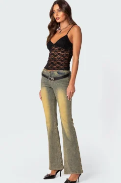 Eira Sheer Lace Tank Top