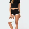Elana Contrast Micro Shorts
