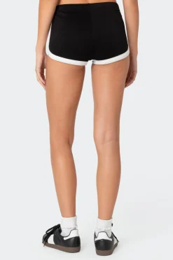 Elana Contrast Micro Shorts