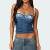 Eleanor Bra Detail Sheer Lace Top