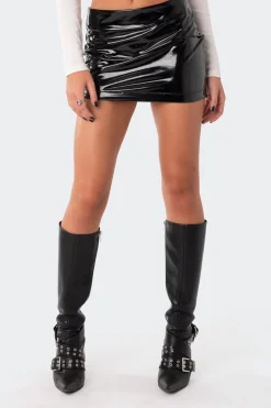 Electra Vinyl Mini Skirt