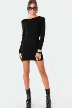 Ellie Open-Back Mini Dress