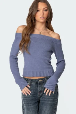 Elona Off Shoulder Knit Top