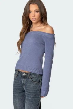 Elona Off Shoulder Knit Top