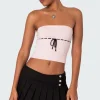 Elsie Knitted Tie Tube Top