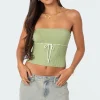 Elsie Knitted Tie Tube Top