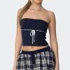 Elsie Knitted Tie Tube Top